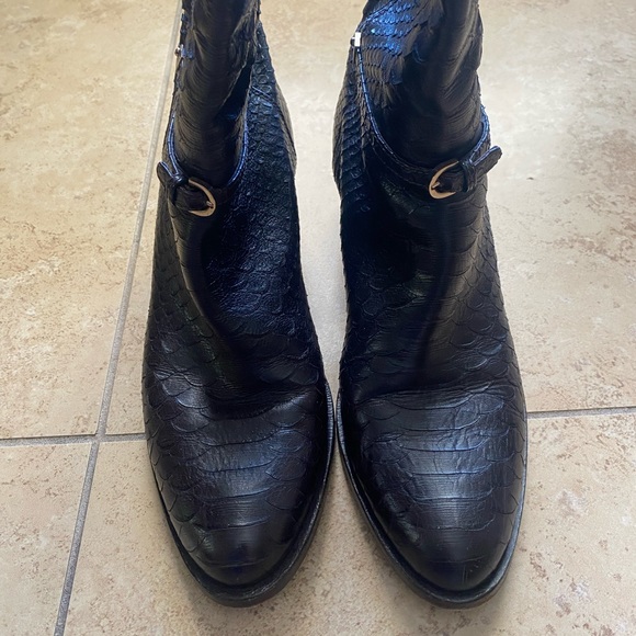 Sergio Rossi Brown Leather Boots - Picture 6 of 6